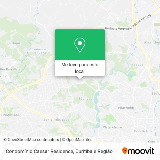 Condomínio Caesar Residence mapa