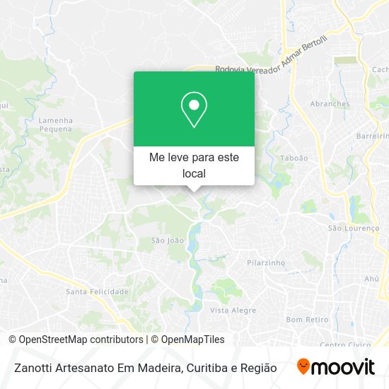Zanotti Artesanato Em Madeira mapa
