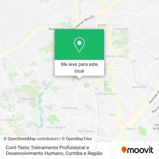 Cont-Texto Treinamento Profissional e Desenvolvimento Humano mapa