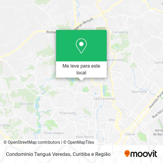 Condominio Tanguá Veredas mapa