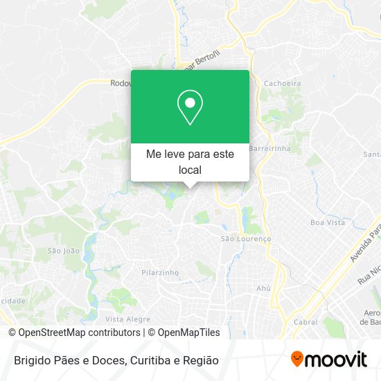 Brigido Pães e Doces mapa