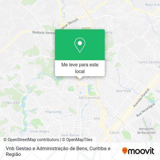 Vnb Gestao e Administração de Bens mapa