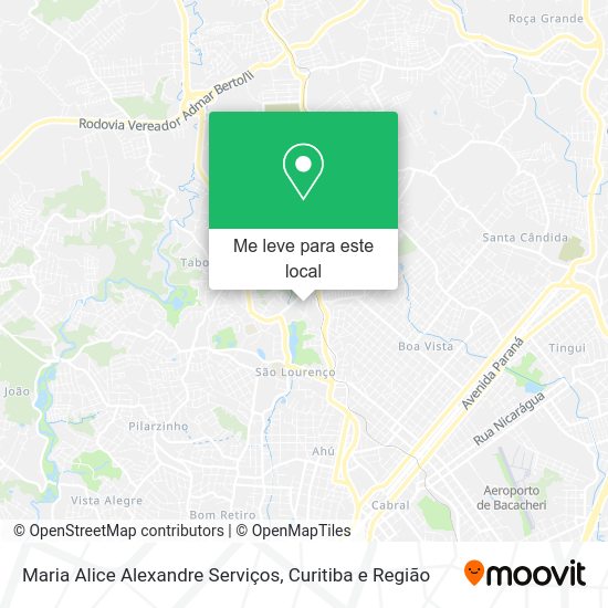Maria Alice Alexandre Serviços mapa