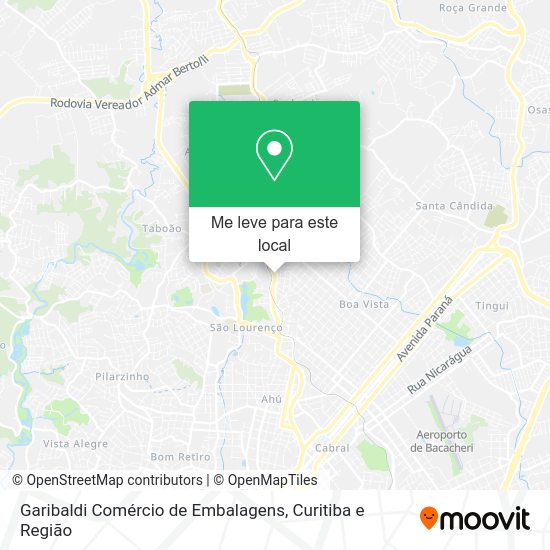 Garibaldi Comércio de Embalagens mapa