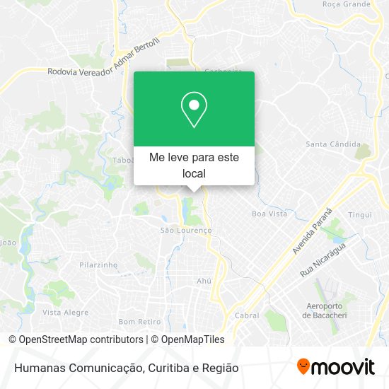 Humanas Comunicação mapa