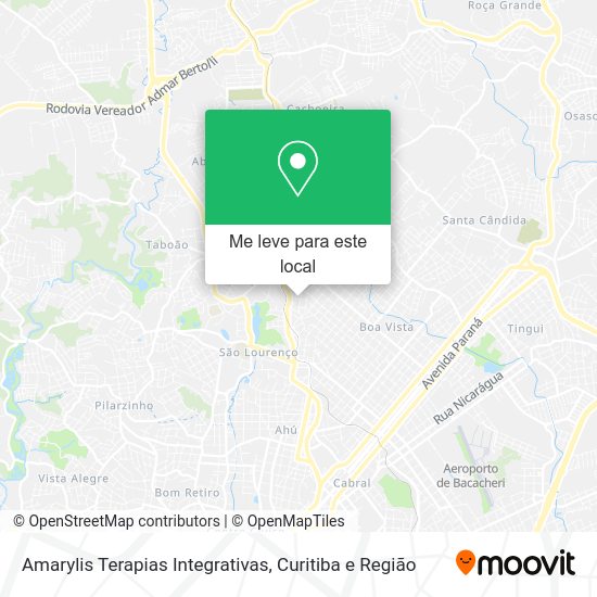Amarylis Terapias Integrativas mapa