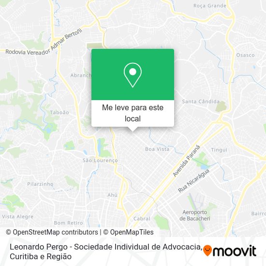 Leonardo Pergo - Sociedade Individual de Advocacia mapa