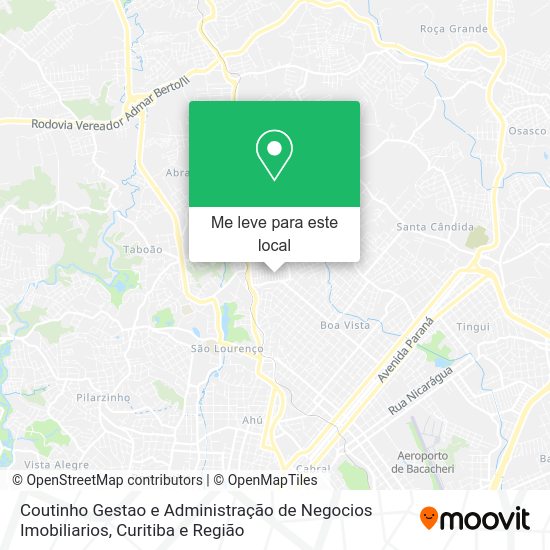Coutinho Gestao e Administração de Negocios Imobiliarios mapa