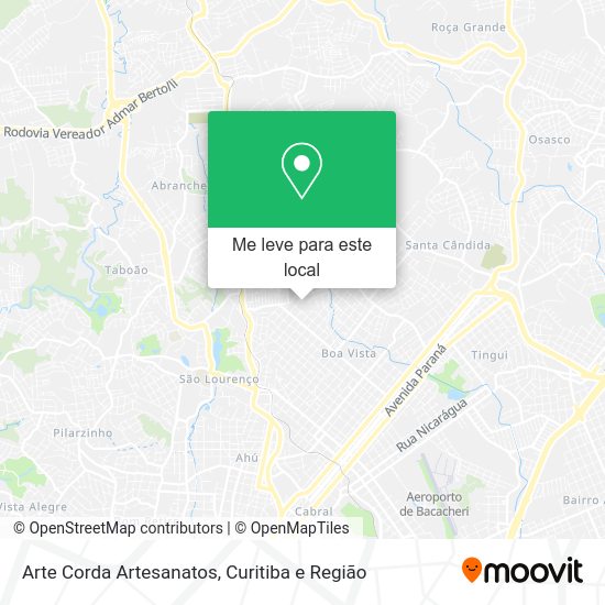 Arte Corda Artesanatos mapa