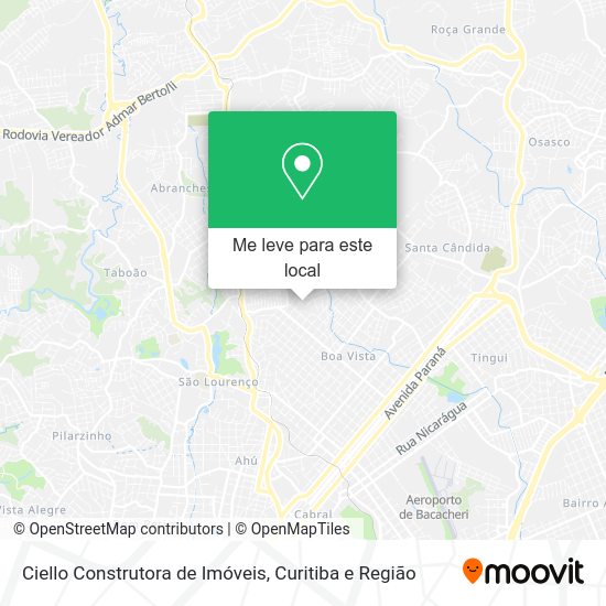 Ciello Construtora de Imóveis mapa