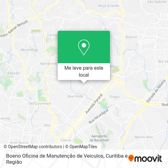 Boeno Oficina de Manutenção de Veiculos mapa