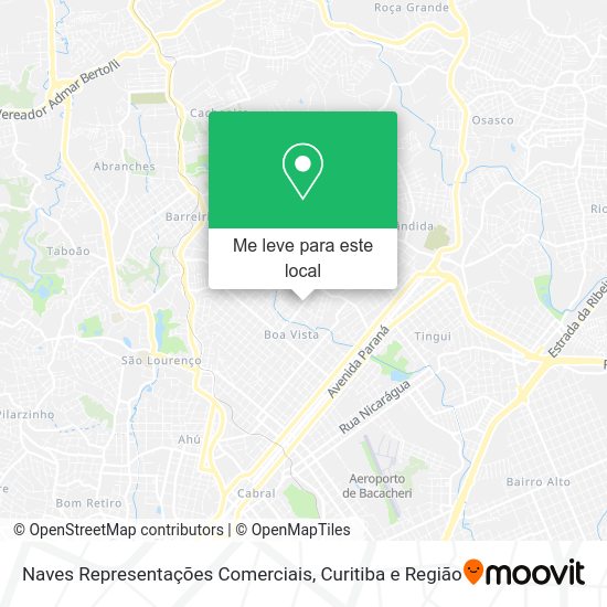 Naves Representações Comerciais mapa