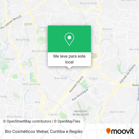 Bio Cosméticos Weber mapa