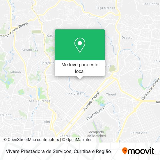 Vivare Prestadora de Serviços mapa
