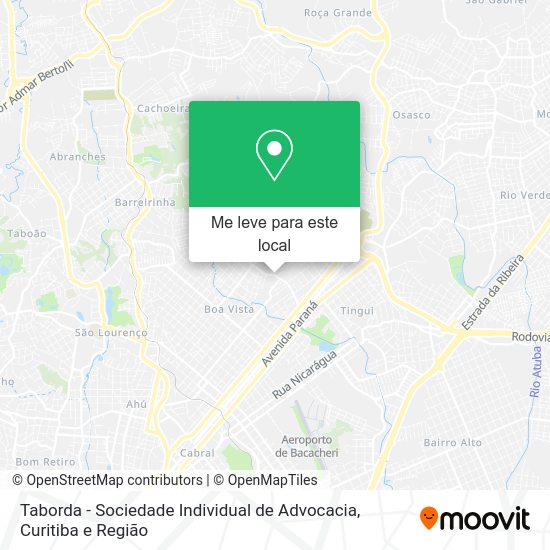 Taborda - Sociedade Individual de Advocacia mapa