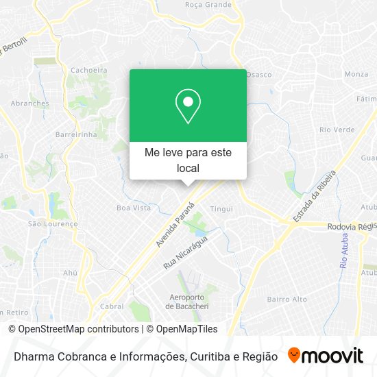 Dharma Cobranca e Informações mapa