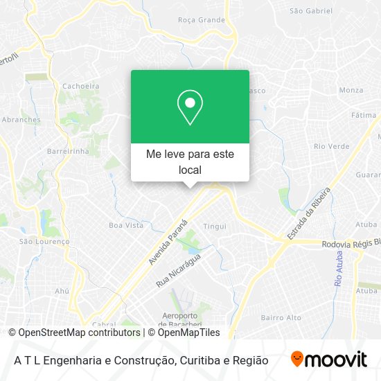 A T L Engenharia e Construção mapa