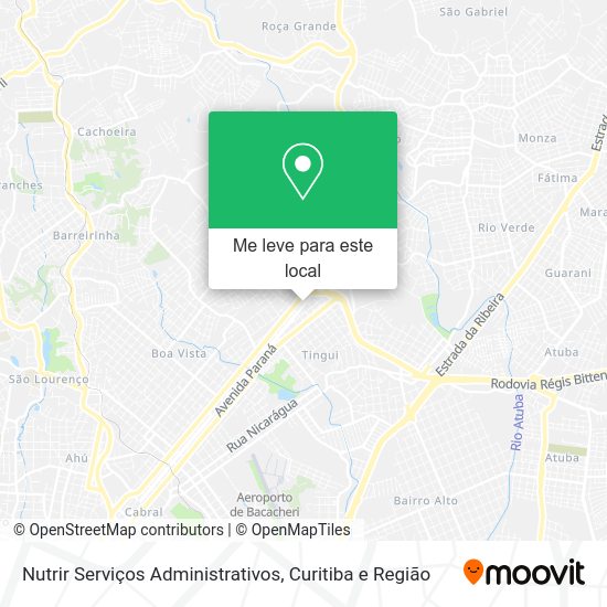 Nutrir Serviços Administrativos mapa