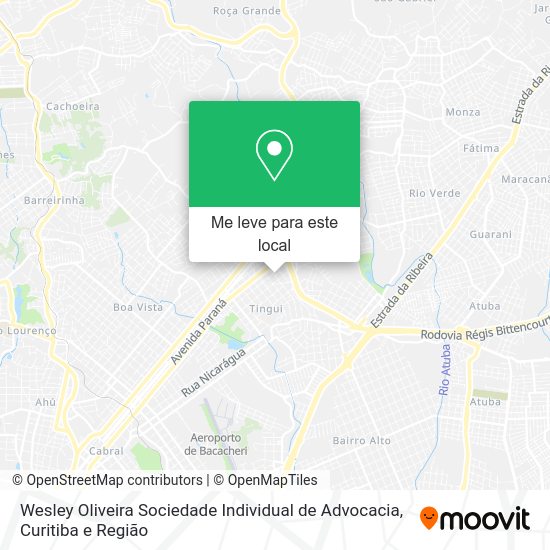 Wesley Oliveira Sociedade Individual de Advocacia mapa