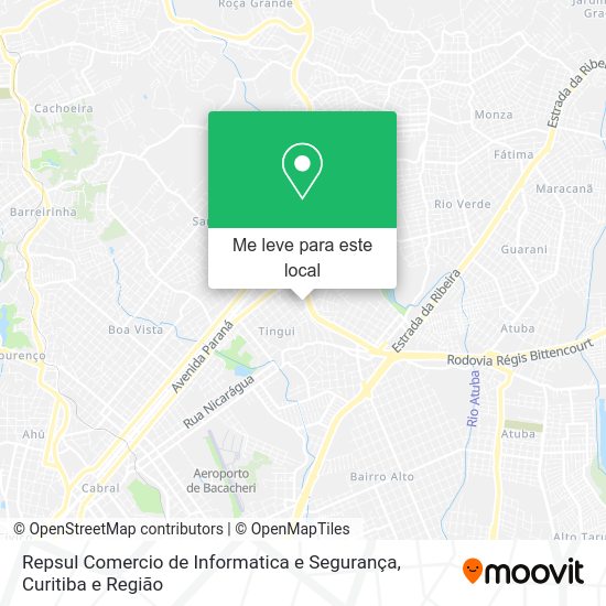 Repsul Comercio de Informatica e Segurança mapa