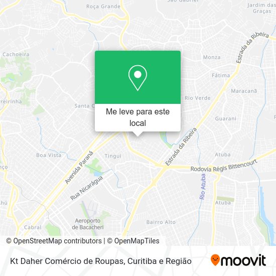 Kt Daher Comércio de Roupas mapa