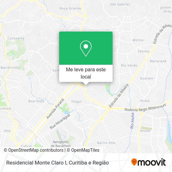 Residencial Monte Claro I mapa
