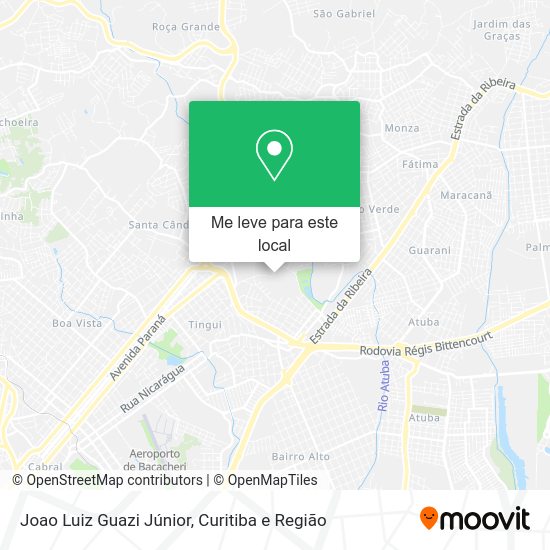 Joao Luiz Guazi Júnior mapa
