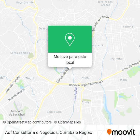 Aof Consultoria e Negócios mapa