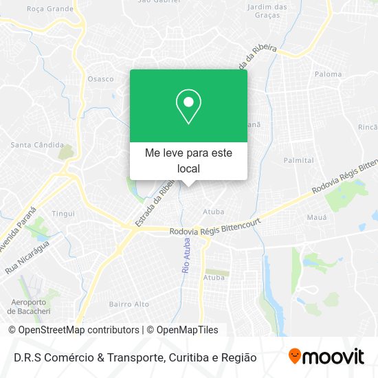 D.R.S Comércio & Transporte mapa