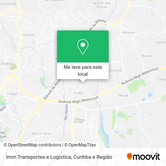 Imm Transportes e Logística mapa