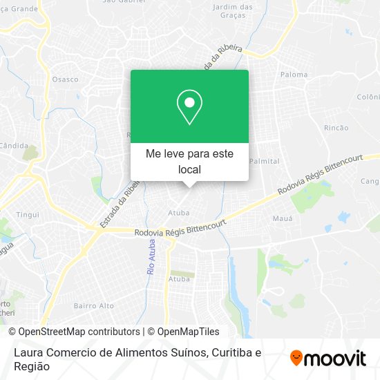 Laura Comercio de Alimentos Suínos mapa