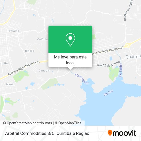 Arbitral Commodities S/C mapa