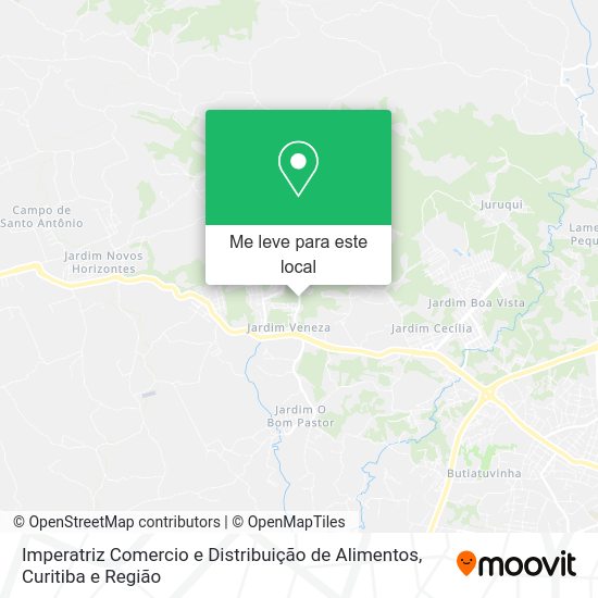 Imperatriz Comercio e Distribuição de Alimentos mapa