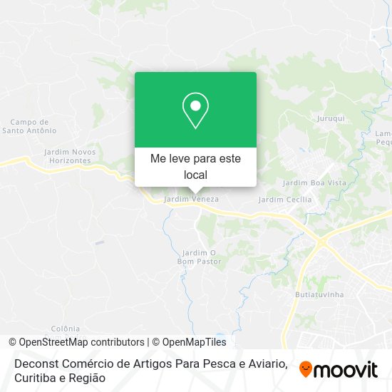 Deconst Comércio de Artigos Para Pesca e Aviario mapa