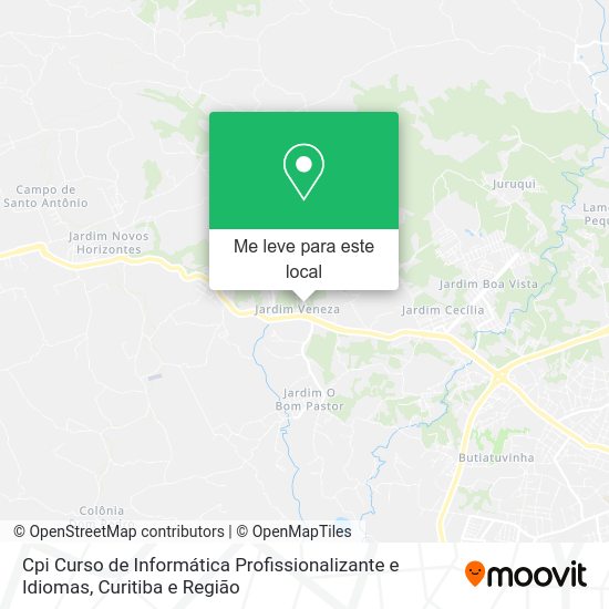 Cpi Curso de Informática Profissionalizante e Idiomas mapa