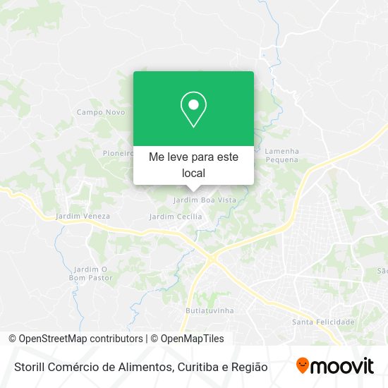 Storill Comércio de Alimentos mapa