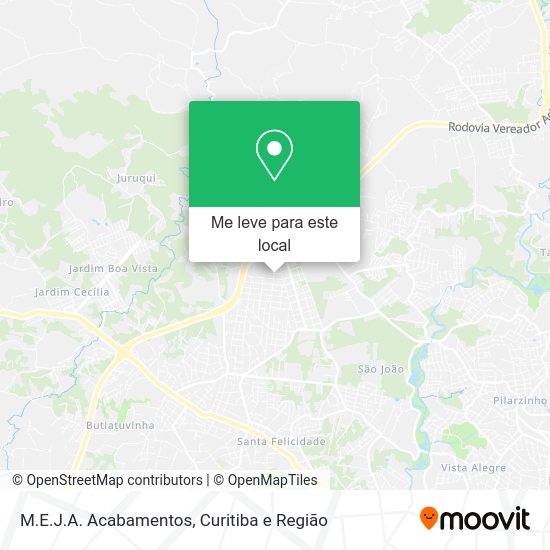 M.E.J.A. Acabamentos mapa