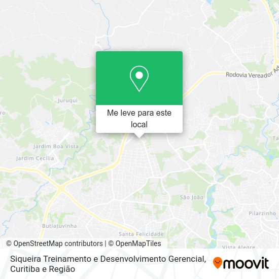 Siqueira Treinamento e Desenvolvimento Gerencial mapa