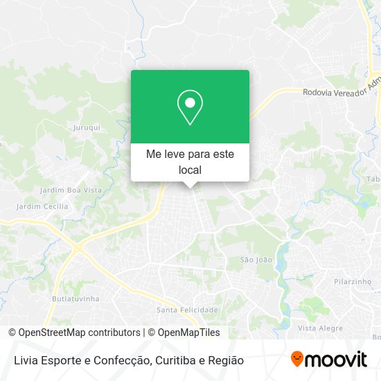 Livia Esporte e Confecção mapa