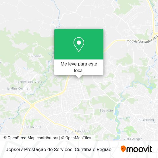 Jcpserv Prestação de Servicos mapa