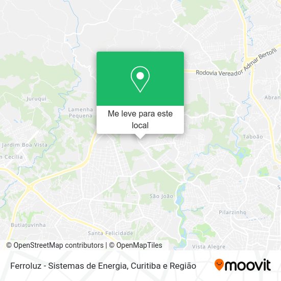 Ferroluz - Sistemas de Energia mapa