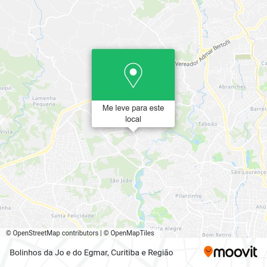 Bolinhos da Jo e do Egmar mapa