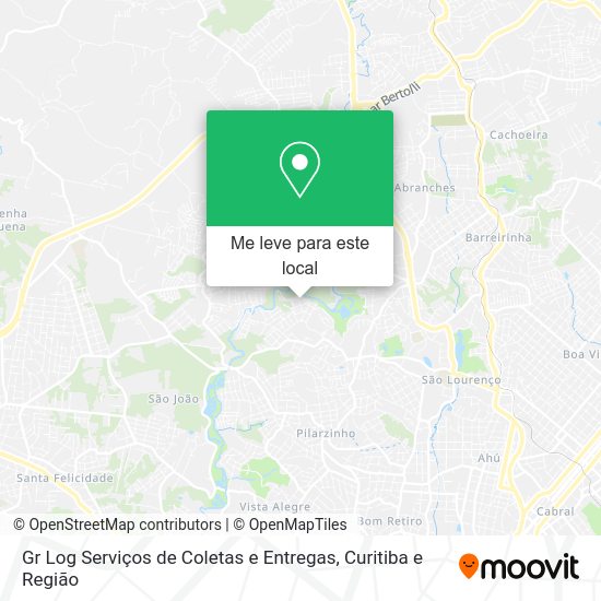 Gr Log Serviços de Coletas e Entregas mapa