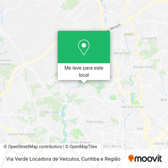 Via Verde Locadora de Veículos mapa