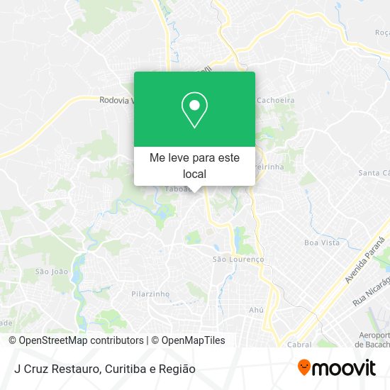 J Cruz Restauro mapa