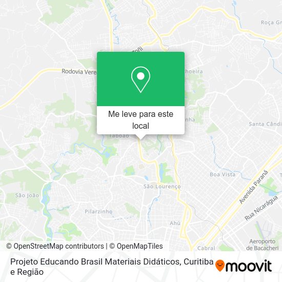 Projeto Educando Brasil Materiais Didáticos mapa