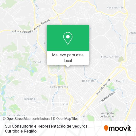 Sul Consultoria e Representação de Seguros mapa