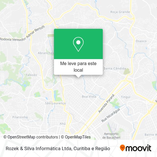Rozek & Silva Informática Ltda mapa