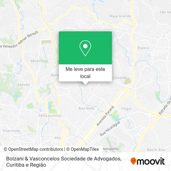 Bolzani & Vasconcelos Sociedade de Advogados mapa