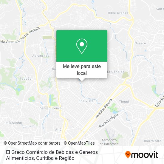 El Greco Comércio de Bebidas e Generos Alimenticios mapa